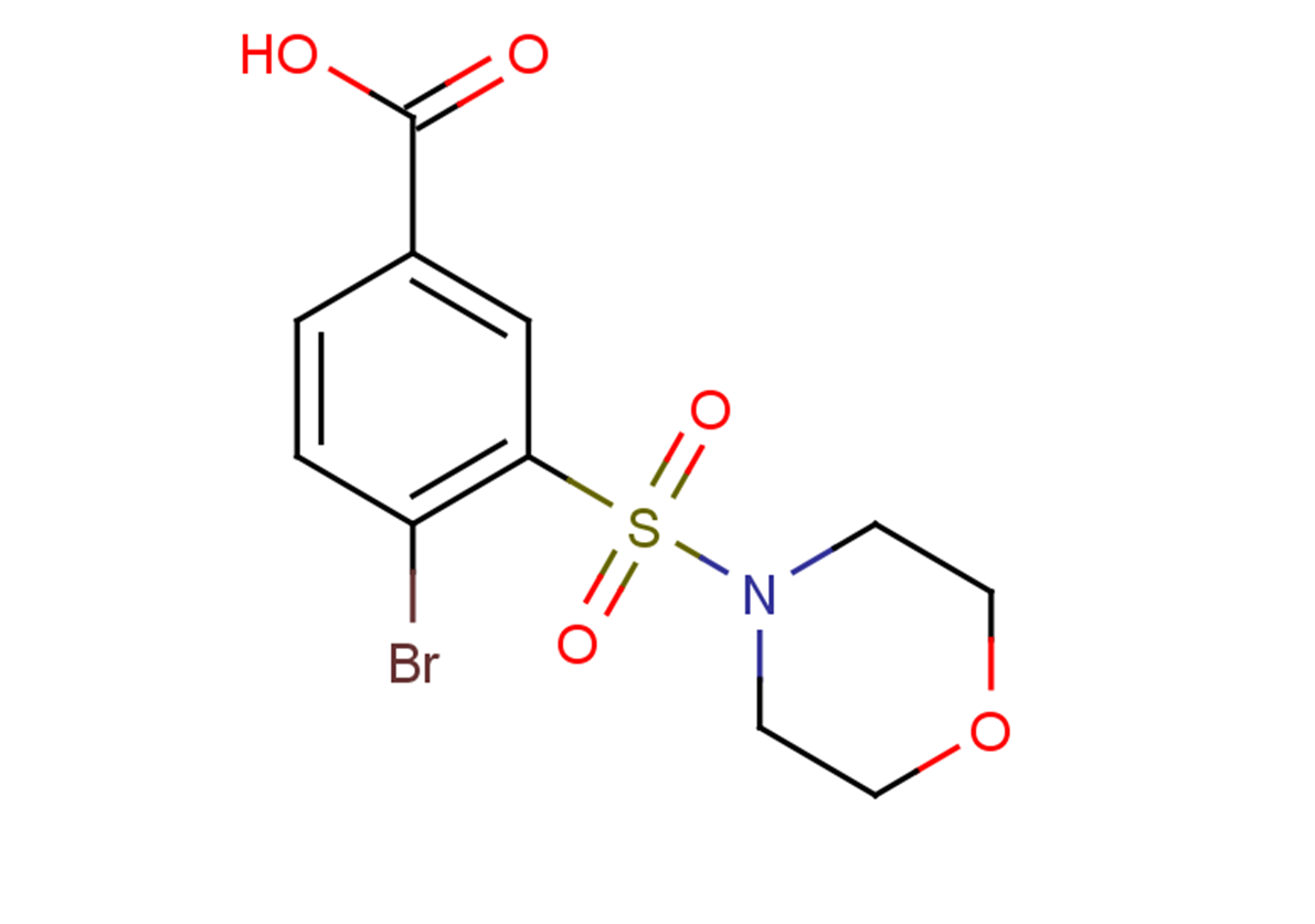 4-bromo-3-(morpholine-4-sulfonyl)benzoic acid