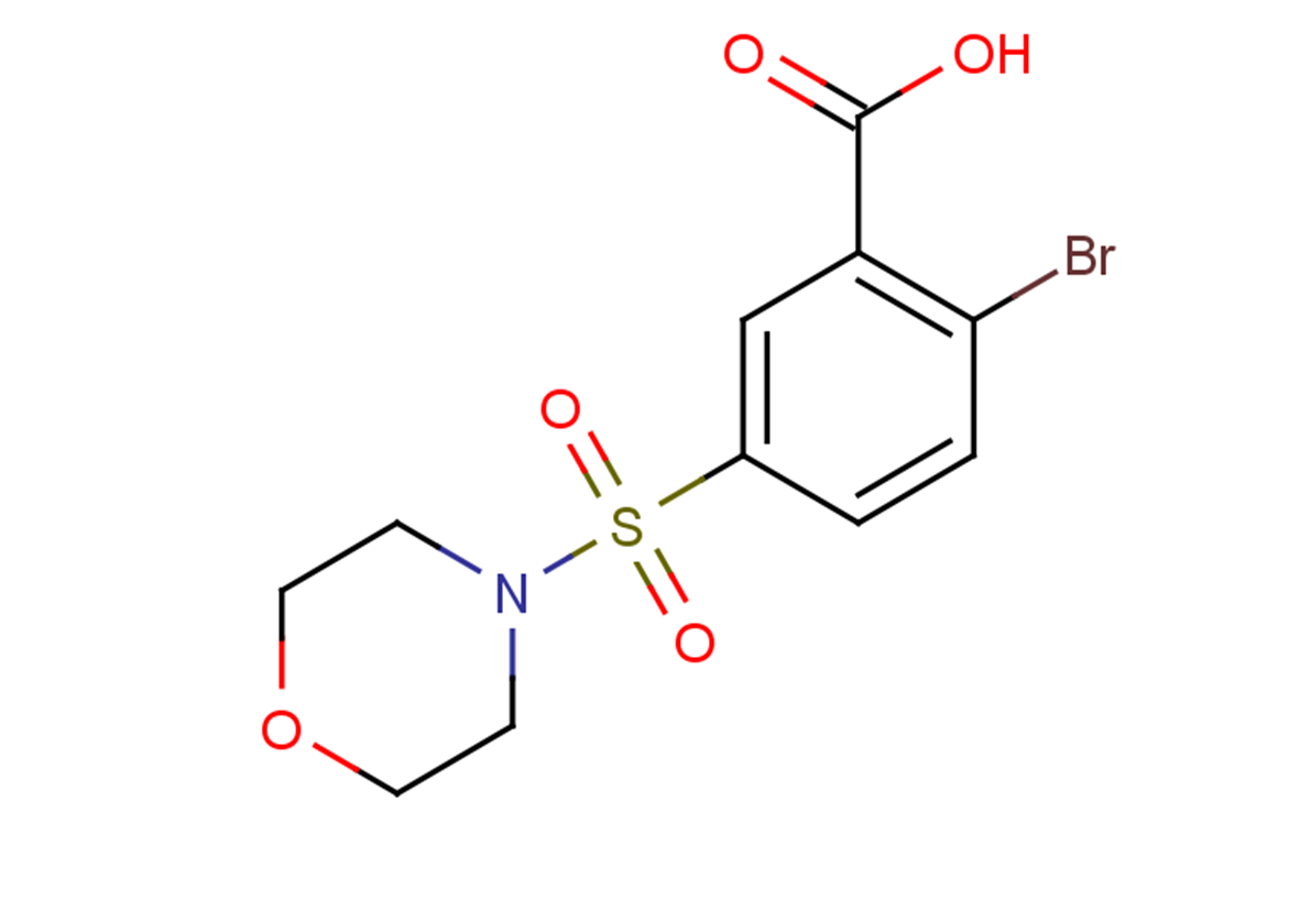 2-bromo-5-(morpholine-4-sulfonyl)benzoic acid
