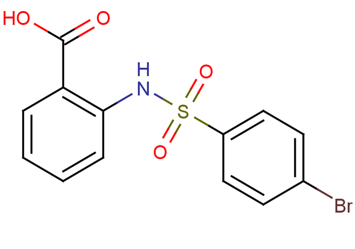 2-[(4-bromobenzene)sulfonamido]benzoic acid