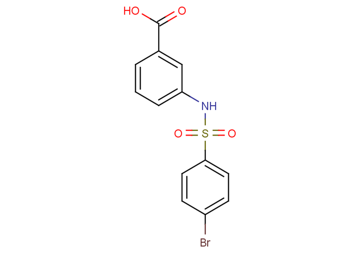 3-[(4-bromobenzene)sulfonamido]benzoic acid
