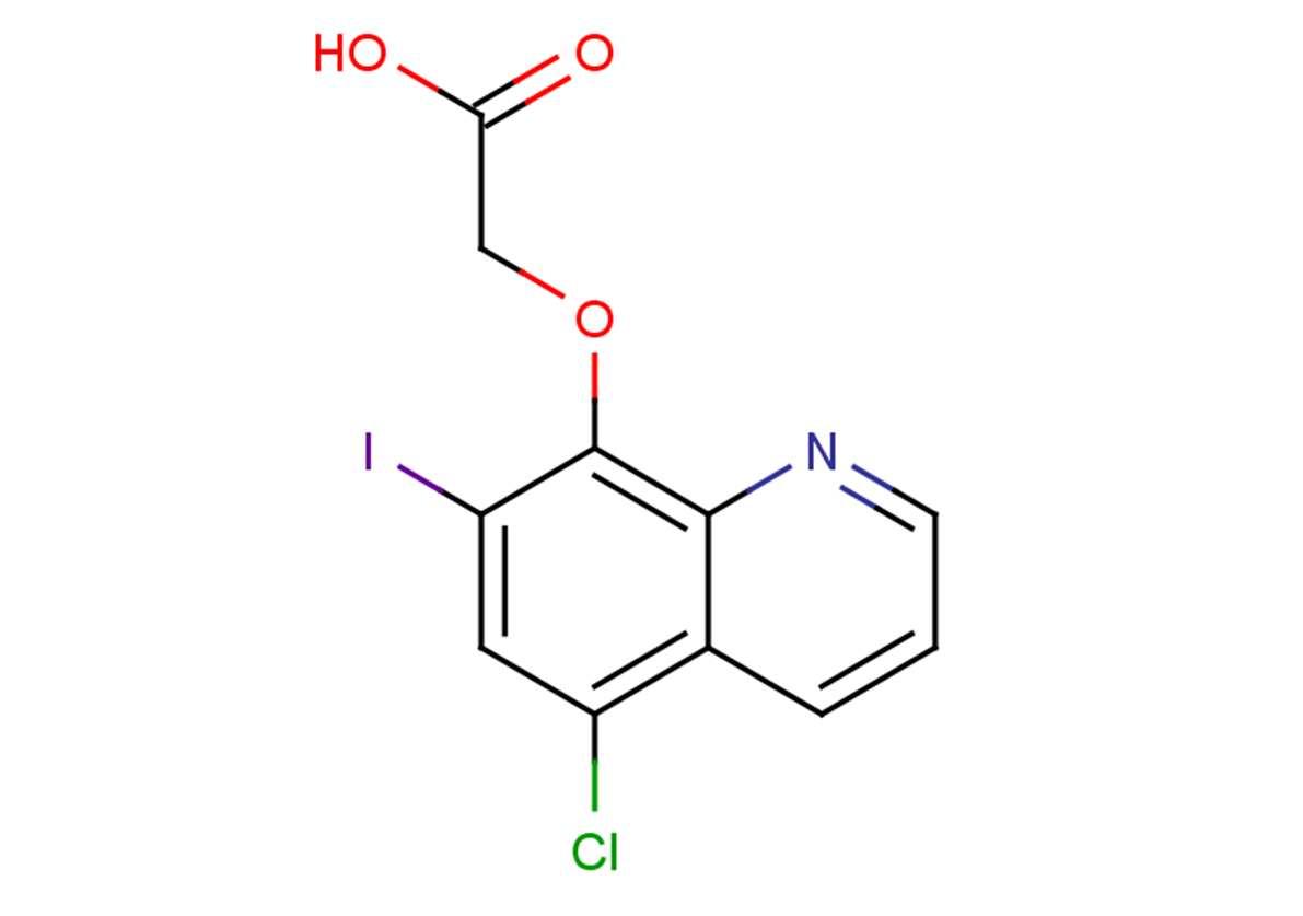 2-[(5-chloro-7-iodoquinolin-8-yl)oxy]acetic acid