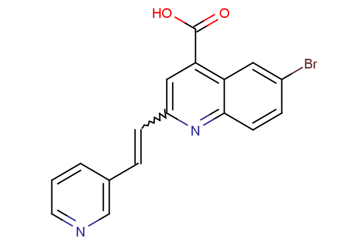 6-bromo-2-[2-(pyridin-3-yl)ethenyl]quinoline-4-carboxylic acid
