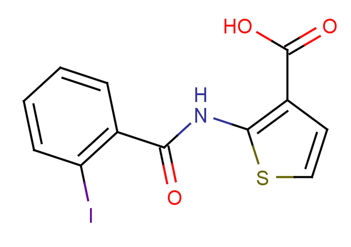 2-[(2-iodobenzene)amido]thiophene-3-carboxylic acid