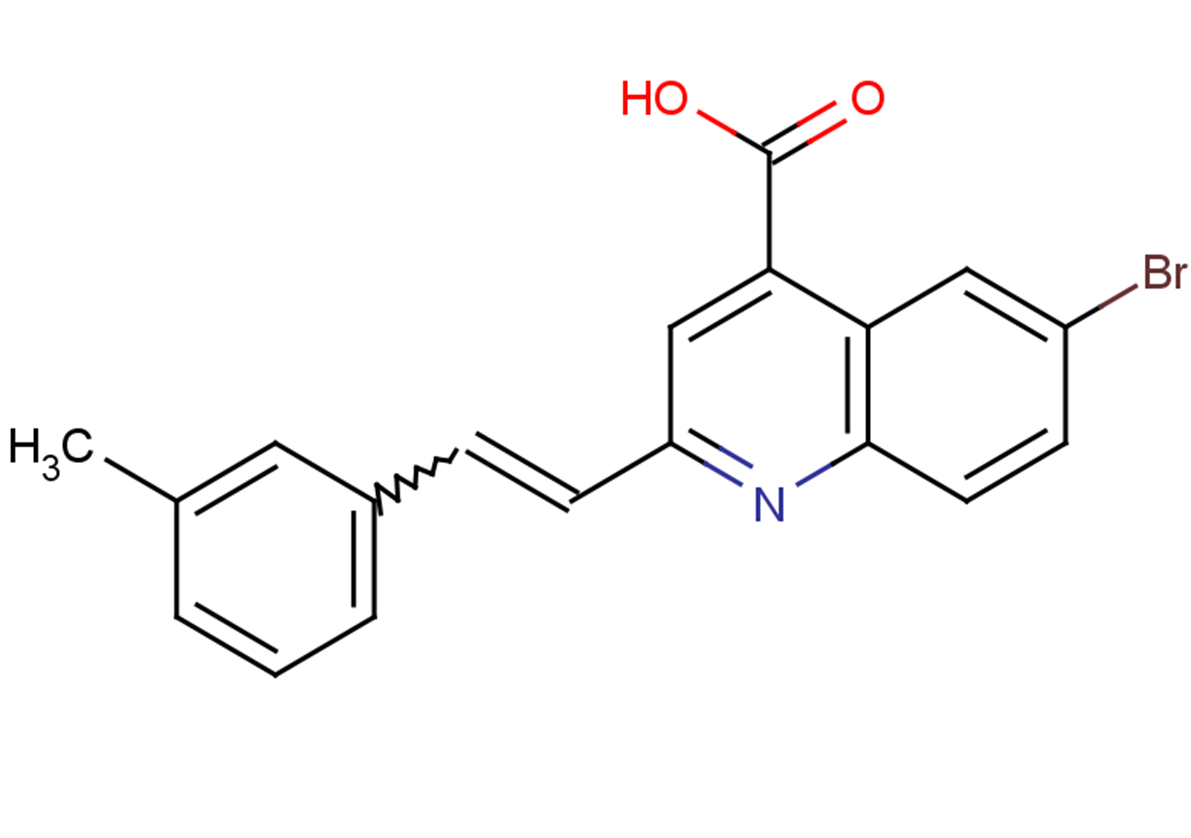 6-bromo-2-[2-(3-methylphenyl)ethenyl]quinoline-4-carboxylic acid