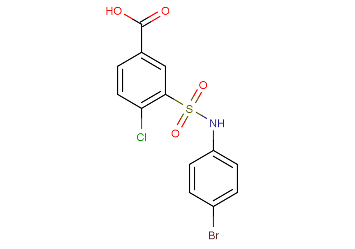 3-[(4-bromophenyl)sulfamoyl]-4-chlorobenzoic acid