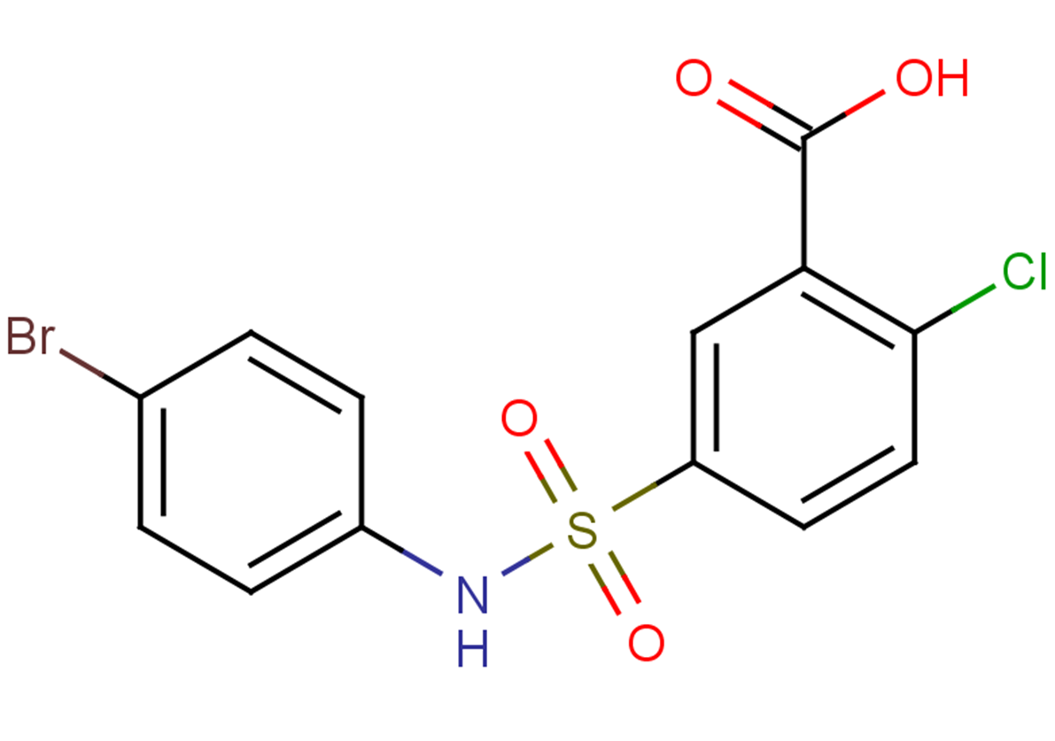 5-[(4-bromophenyl)sulfamoyl]-2-chlorobenzoic acid