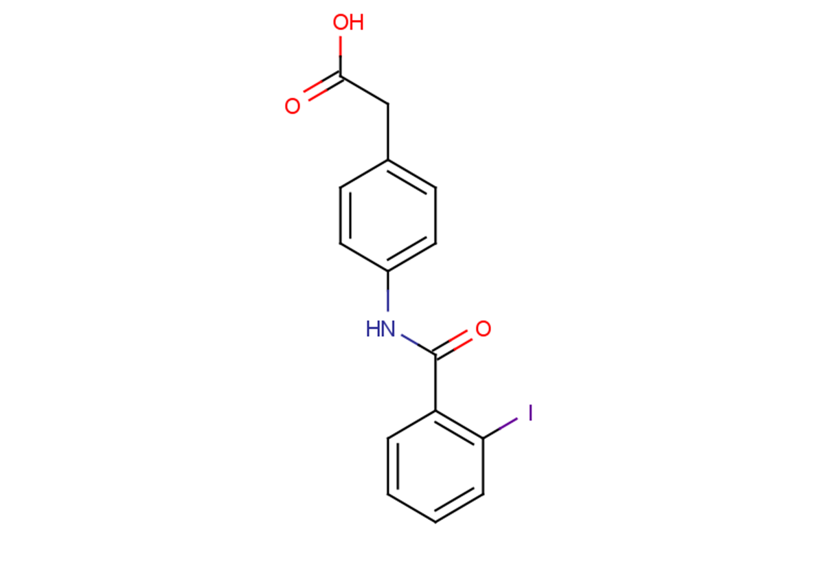2-{4-[(2-iodobenzene)amido]phenyl}acetic acid