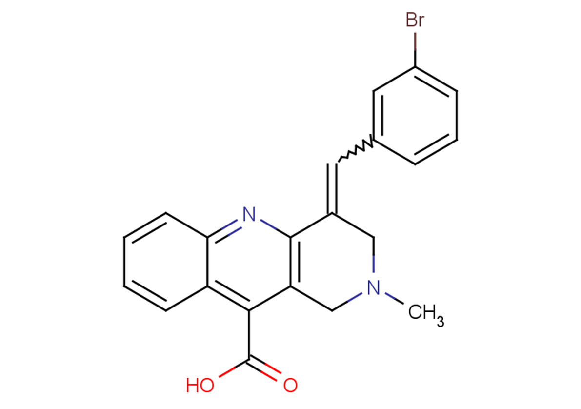 4-[(3-bromophenyl)methylidene]-2-methyl-1H,2H,3H,4H-benzo[b]1,6-naphthyridine-10-carboxylic acid