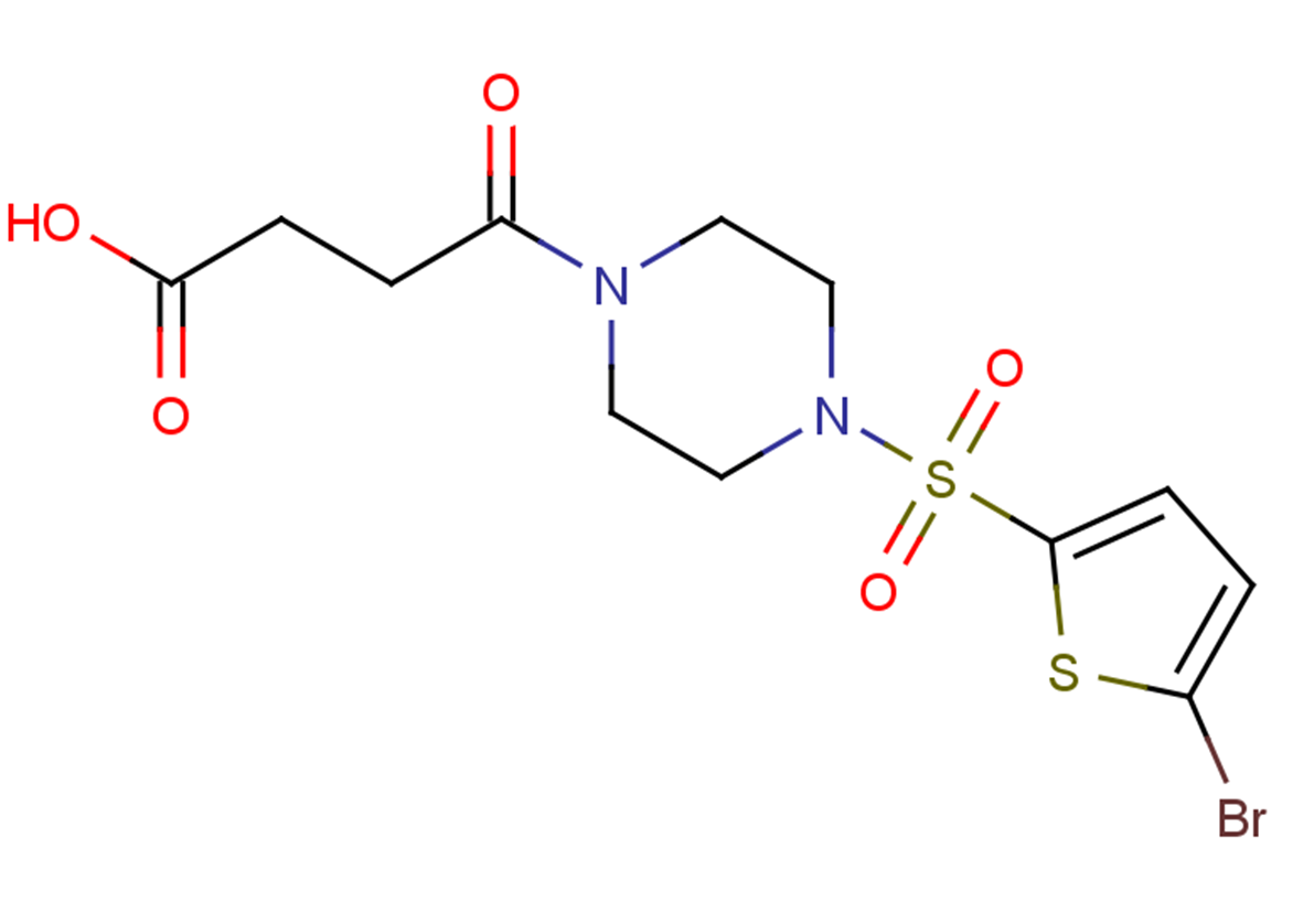 4-[4-(5-bromothiophene-2-sulfonyl)piperazin-1-yl]-4-oxobutanoic acid