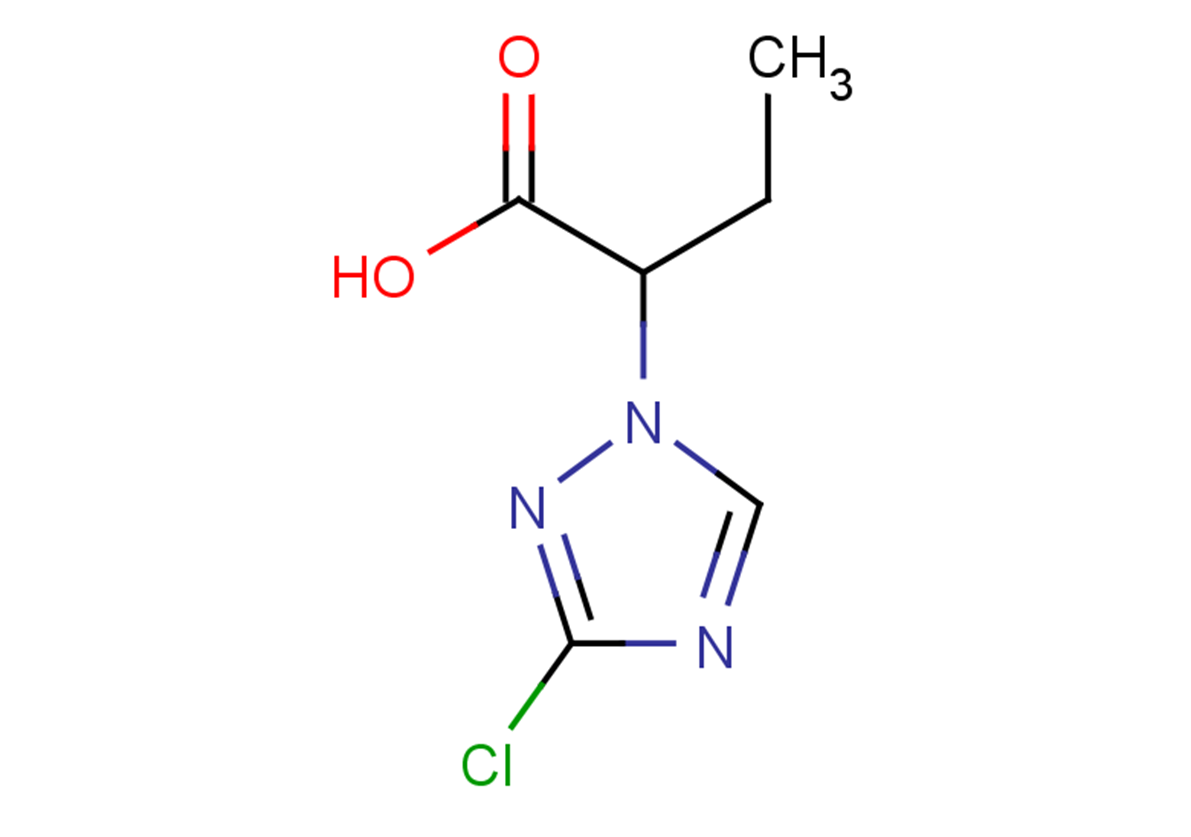 2-(3-chloro-1H-1,2,4-triazol-1-yl)butanoic acid