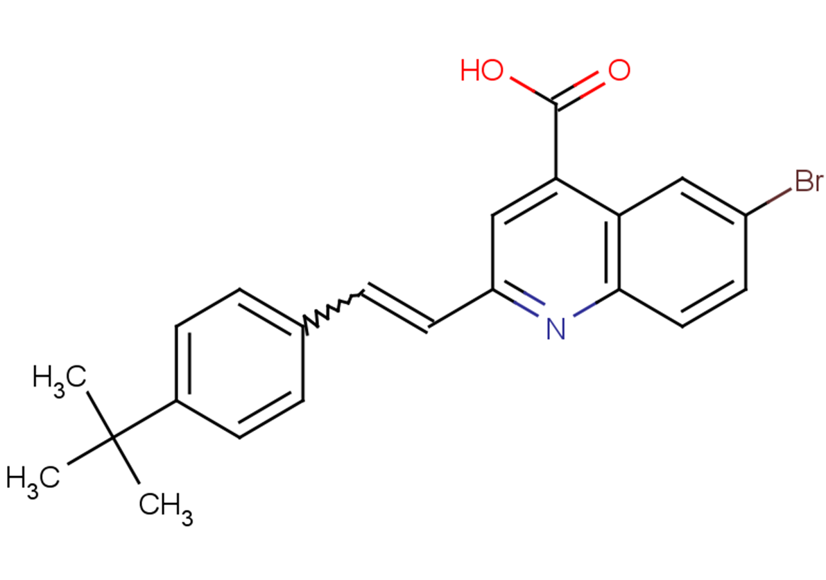 6-bromo-2-[2-(4-tert-butylphenyl)ethenyl]quinoline-4-carboxylic acid