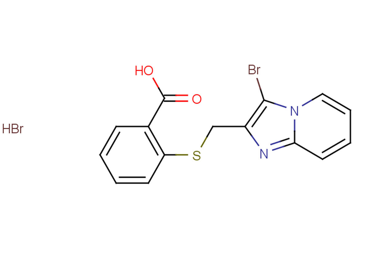 2-[({3-bromoimidazo[1,2-a]pyridin-2-yl}methyl)sulfanyl]benzoic acid hydrobromide