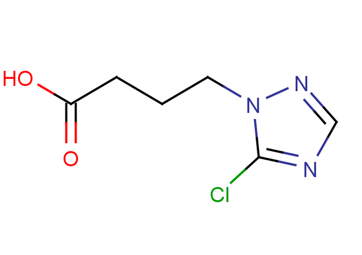 4-(5-chloro-1H-1,2,4-triazol-1-yl)butanoic acid