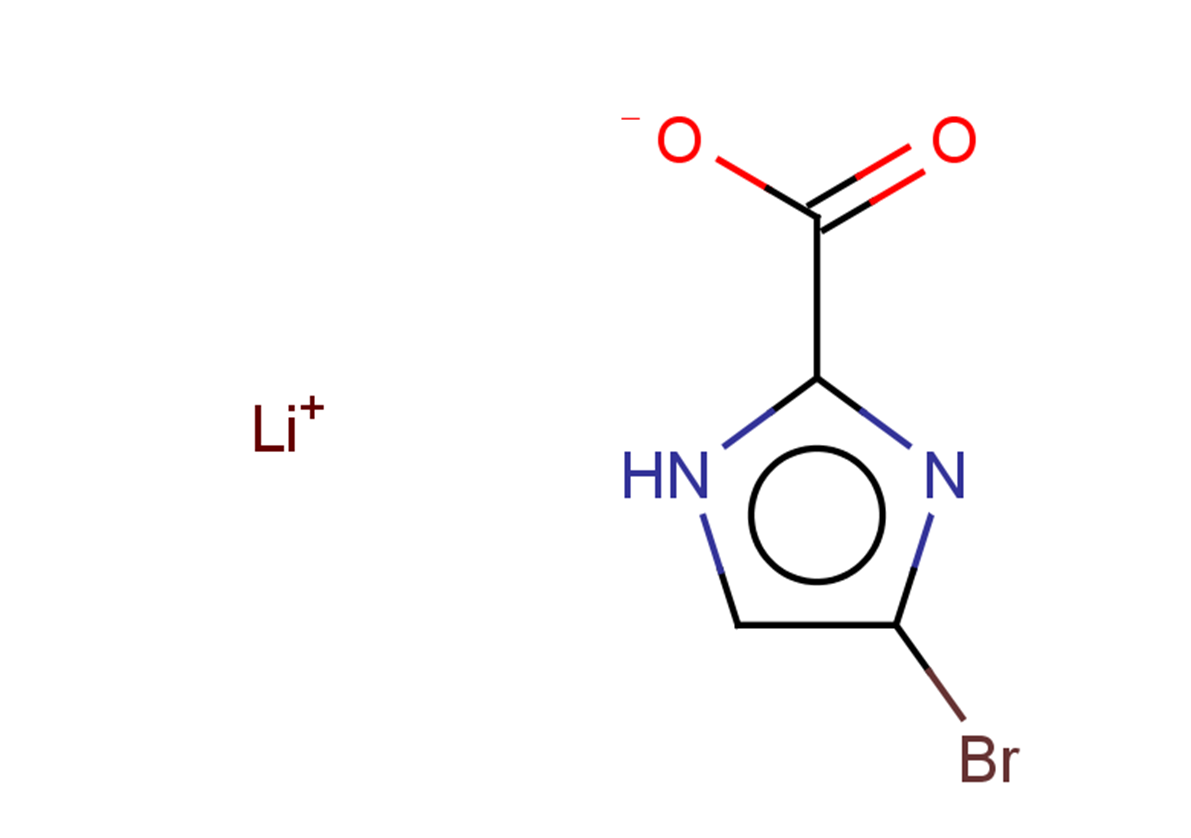 lithium(1+) ion 4-bromo-1H-imidazole-2-carboxylate