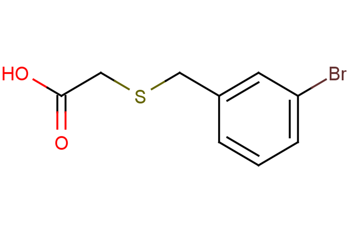 2-{[(3-bromophenyl)methyl]sulfanyl}acetic acid