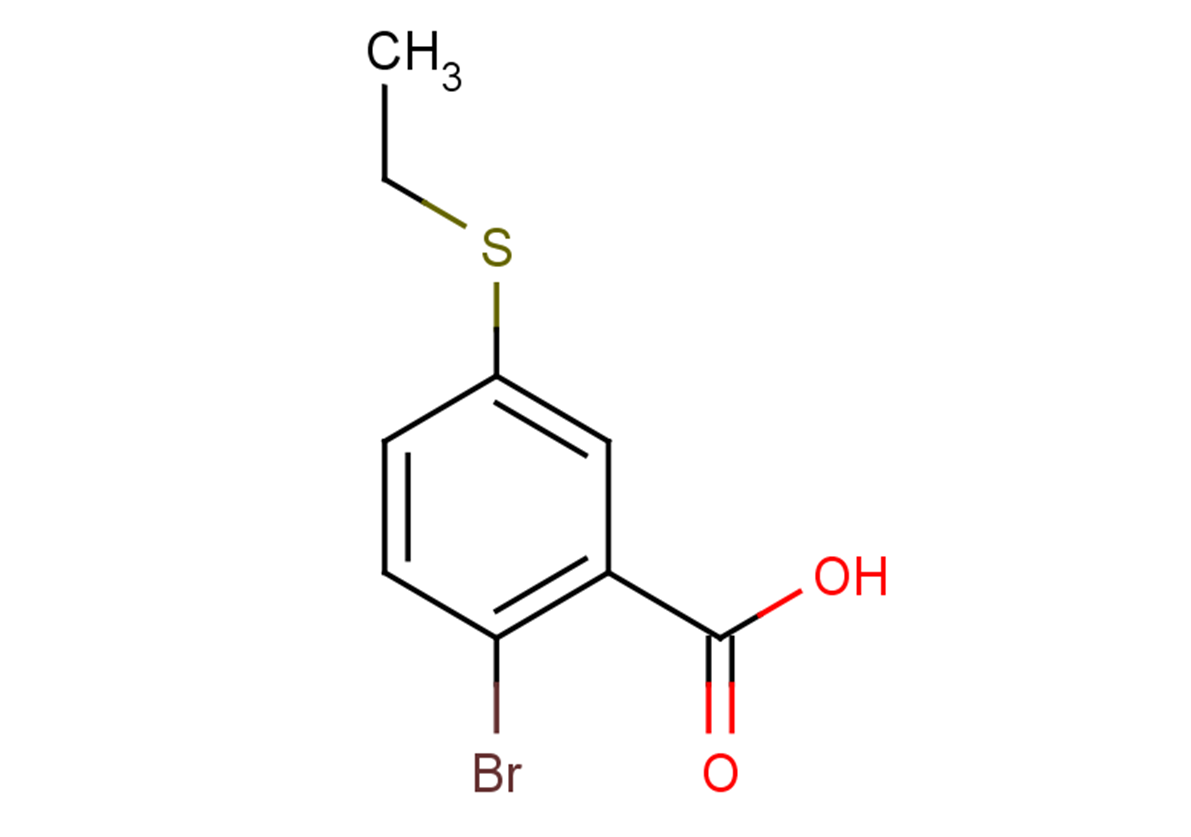 2-bromo-5-(ethylsulfanyl)benzoic acid