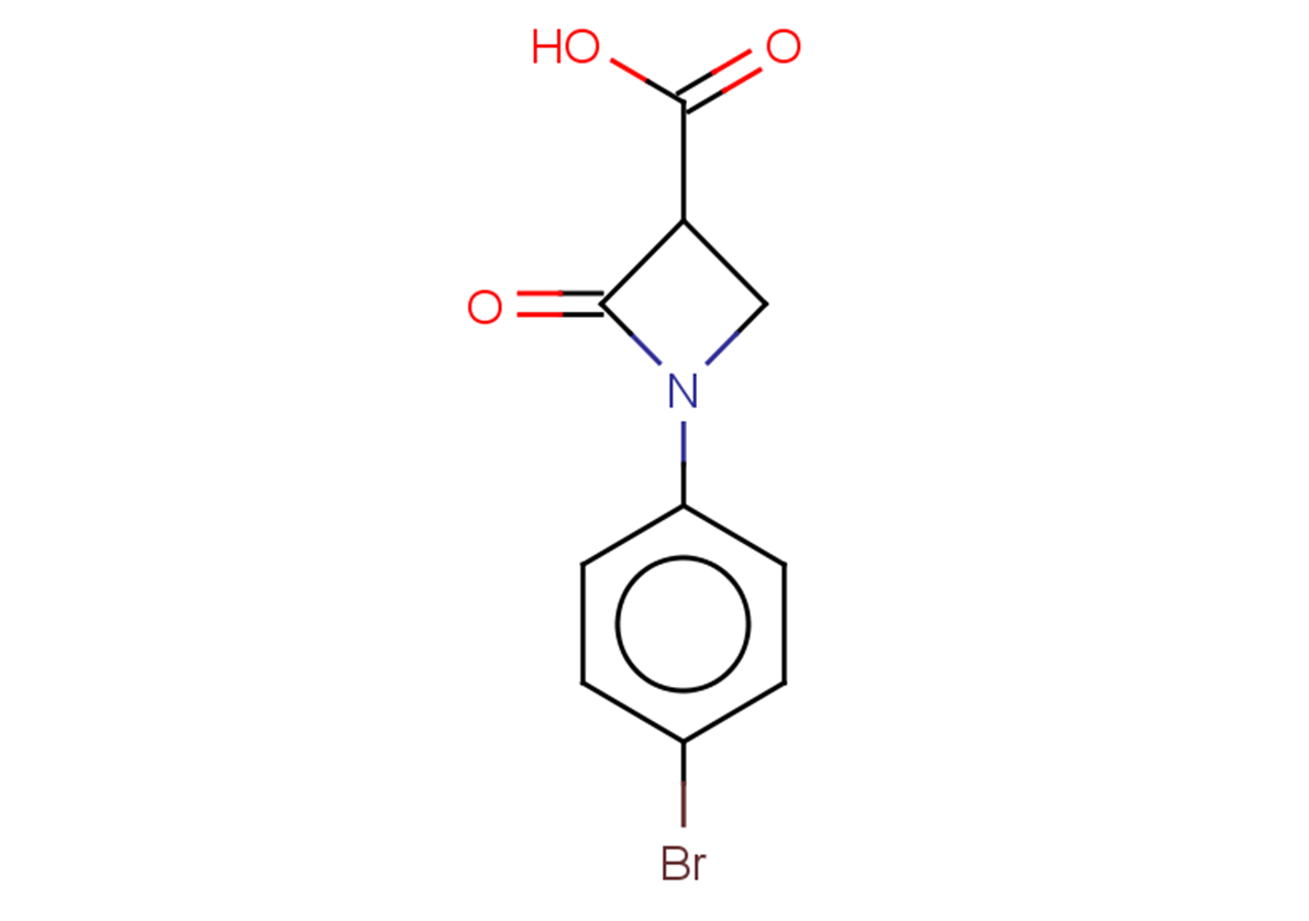 1-(4-bromophenyl)-2-oxoazetidine-3-carboxylic acid