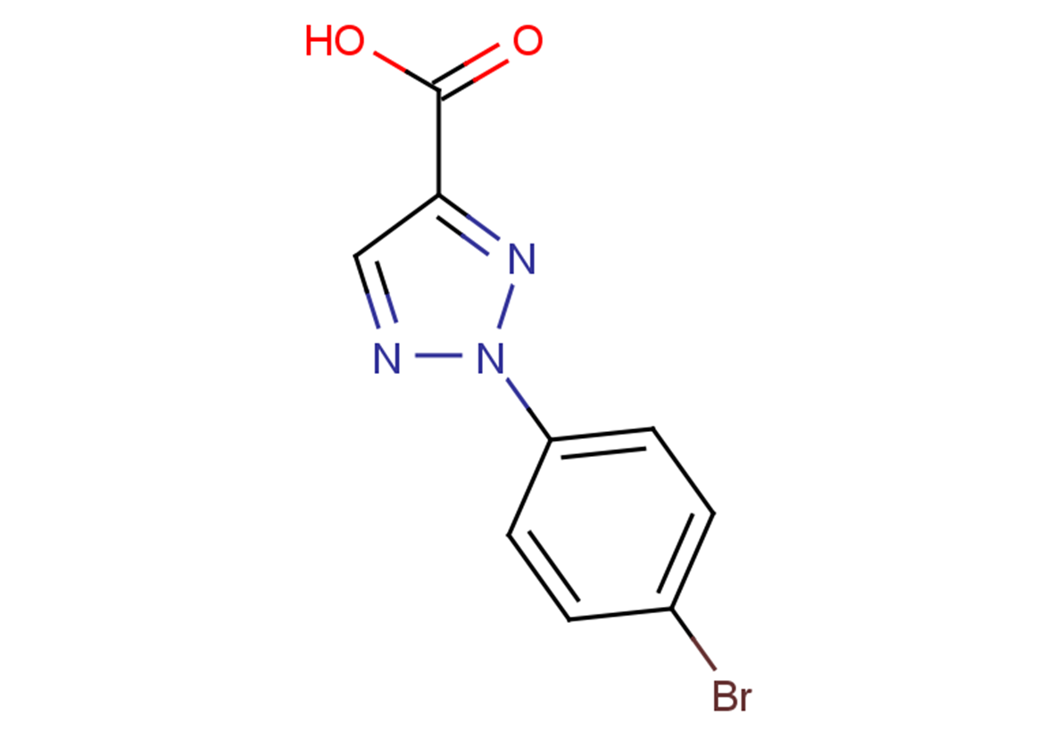 2-(4-bromophenyl)-2H-1,2,3-triazole-4-carboxylic acid