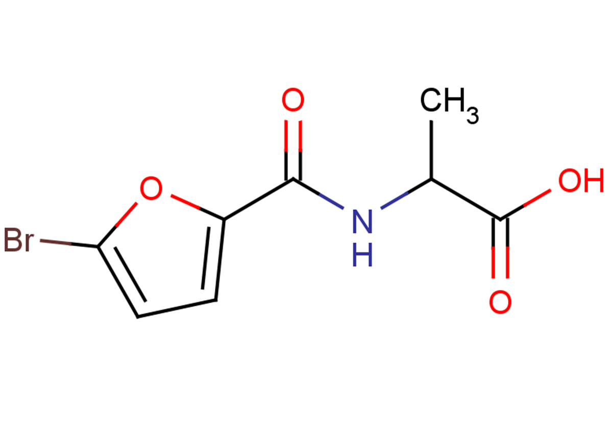 2-[(5-bromofuran-2-yl)formamido]propanoic acid