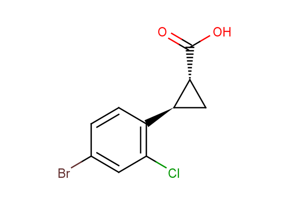 (1R,2R)-2-(4-bromo-2-chlorophenyl)cyclopropane-1-carboxylic acid