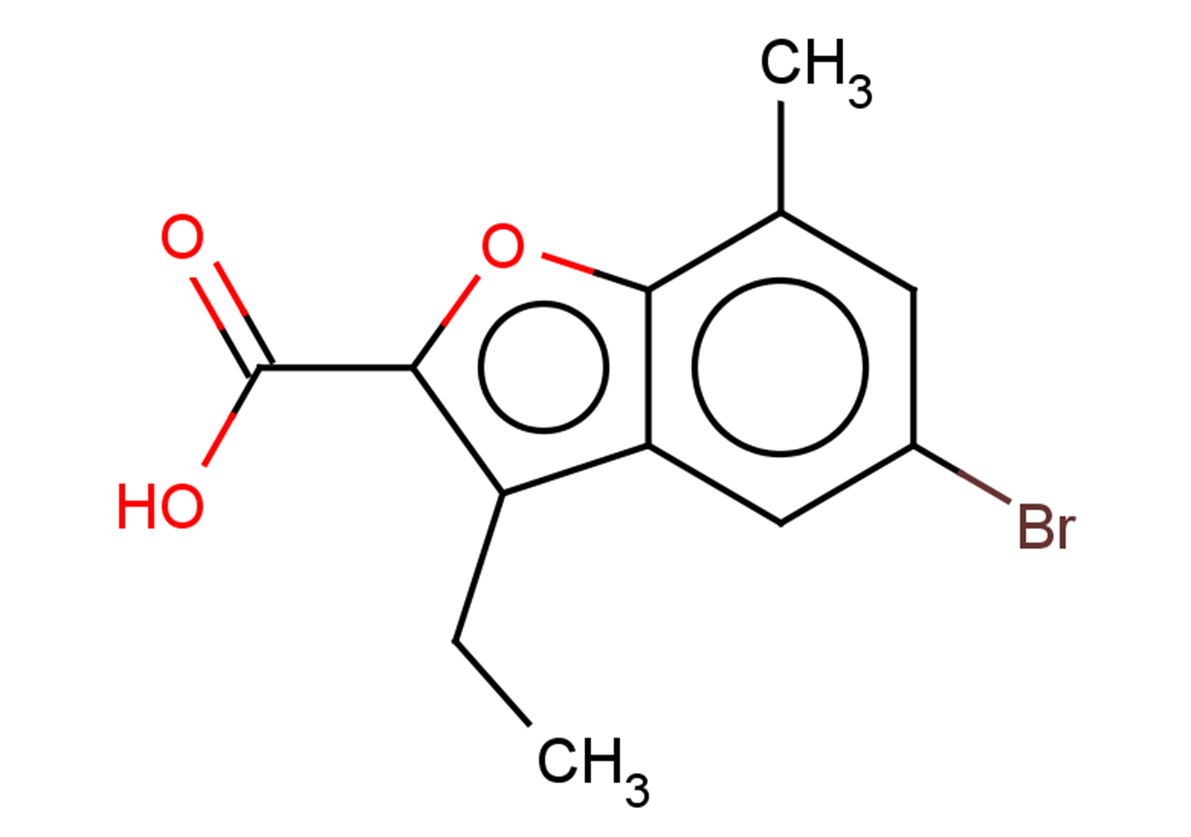 5-bromo-3-ethyl-7-methyl-1-benzofuran-2-carboxylic acid