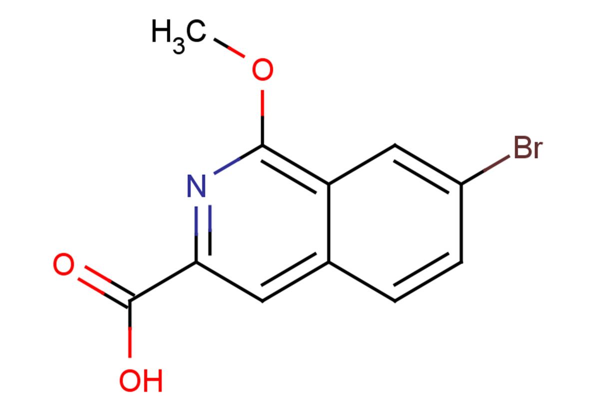 7-bromo-1-methoxyisoquinoline-3-carboxylic acid
