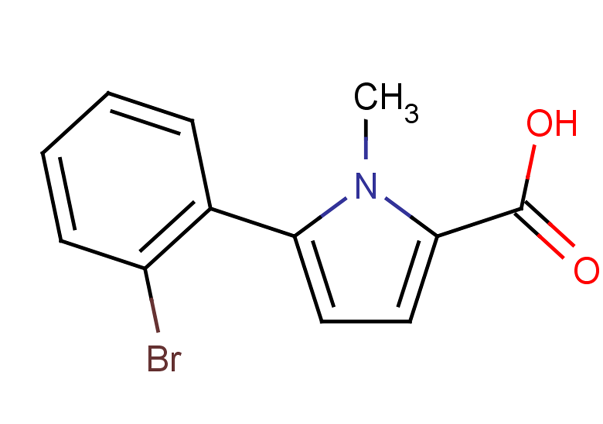 5-(2-bromophenyl)-1-methyl-1H-pyrrole-2-carboxylic acid