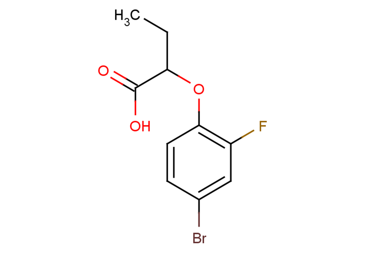 2-(4-bromo-2-fluorophenoxy)butanoic acid