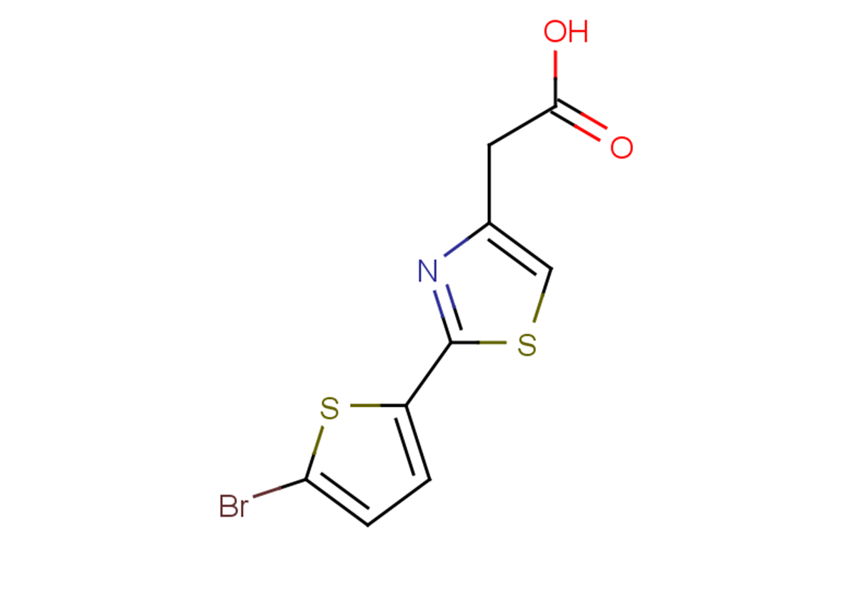 2-[2-(5-bromothiophen-2-yl)-1,3-thiazol-4-yl]acetic acid