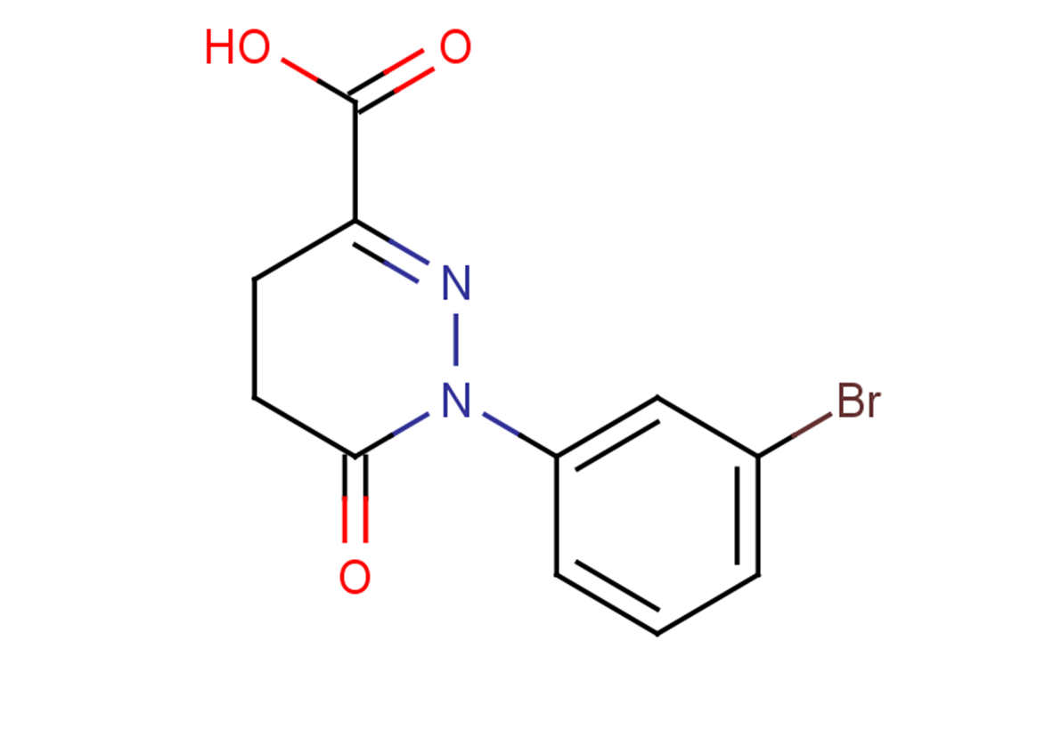 1-(3-bromophenyl)-6-oxo-1,4,5,6-tetrahydropyridazine-3-carboxylic acid