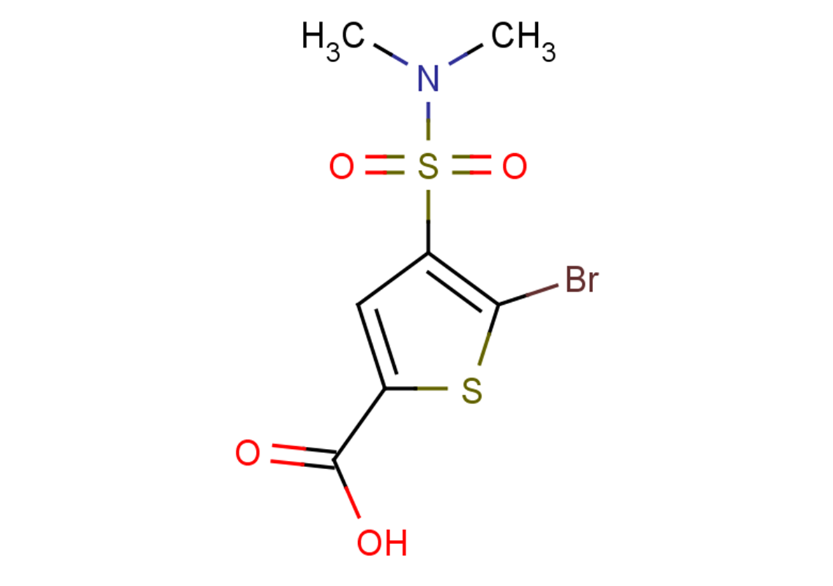 5-bromo-4-(dimethylsulfamoyl)thiophene-2-carboxylic acid