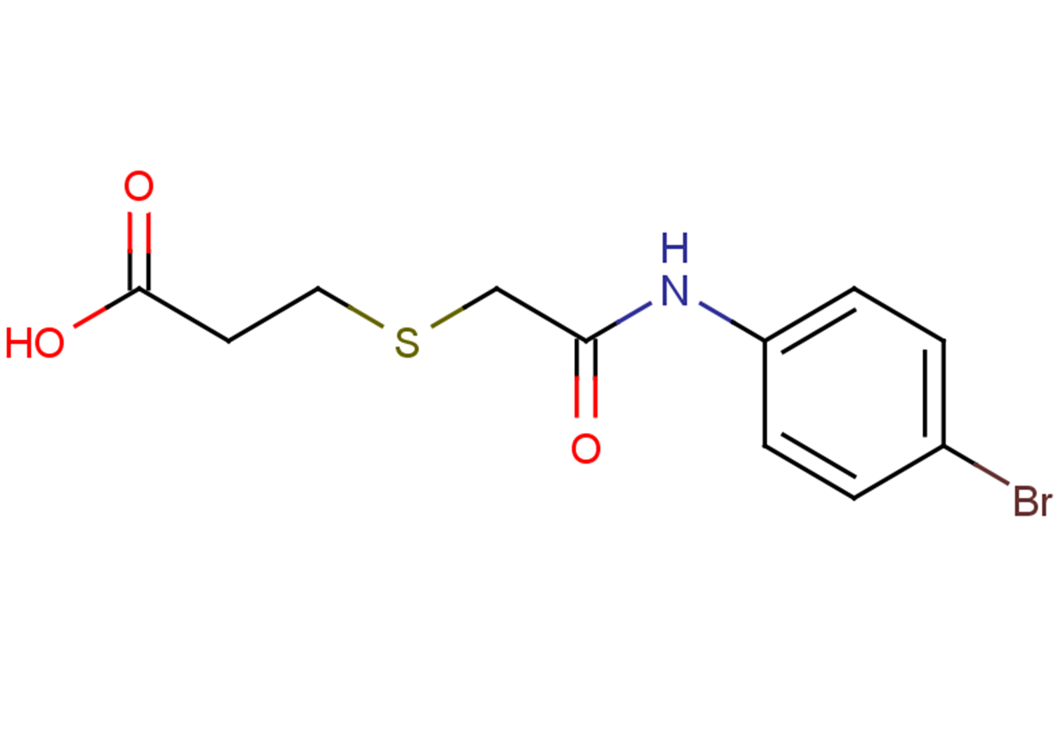 3-({[(4-bromophenyl)carbamoyl]methyl}sulfanyl)propanoic acid