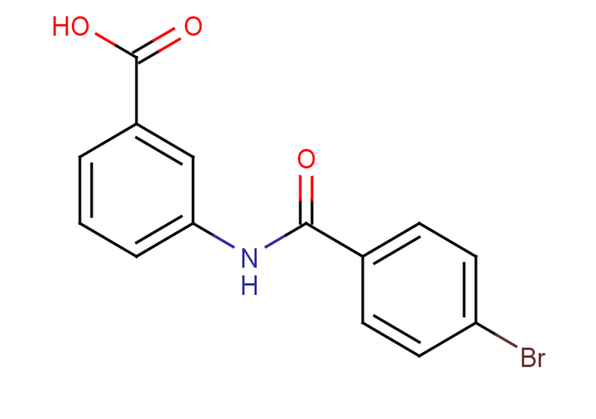 3-[(4-bromobenzene)amido]benzoic acid