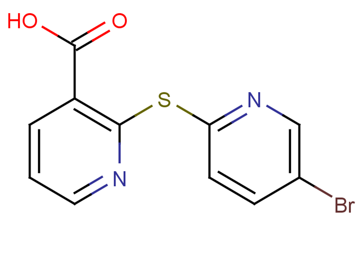 2-[(5-bromopyridin-2-yl)sulfanyl]pyridine-3-carboxylic acid