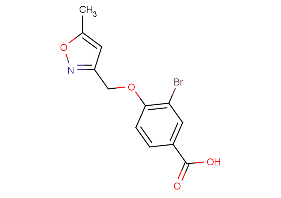 3-bromo-4-[(5-methyl-1,2-oxazol-3-yl)methoxy]benzoic acid