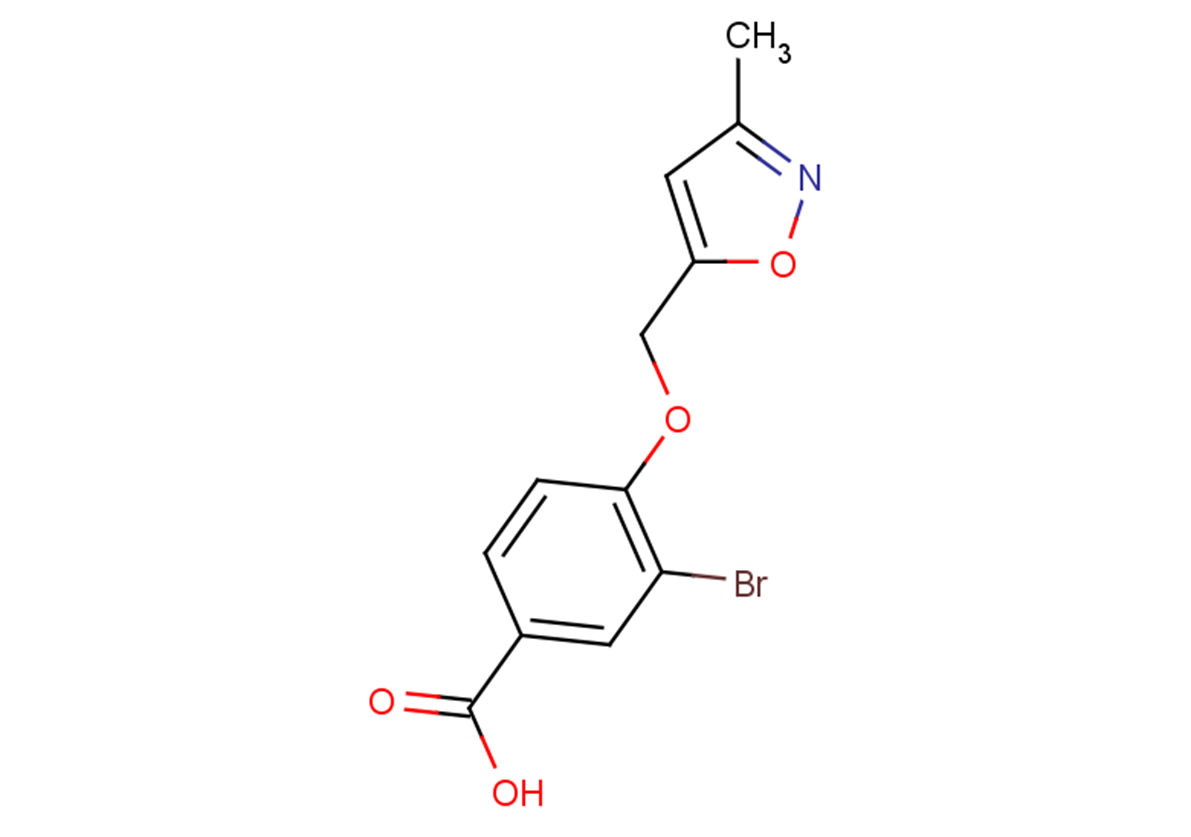 3-bromo-4-[(3-methyl-1,2-oxazol-5-yl)methoxy]benzoic acid