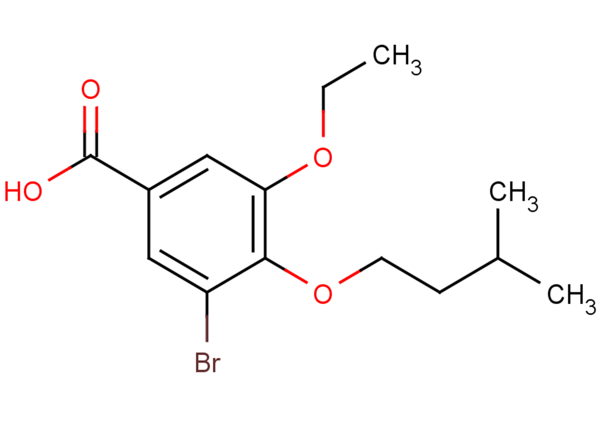 3-bromo-5-ethoxy-4-(3-methylbutoxy)benzoic acid