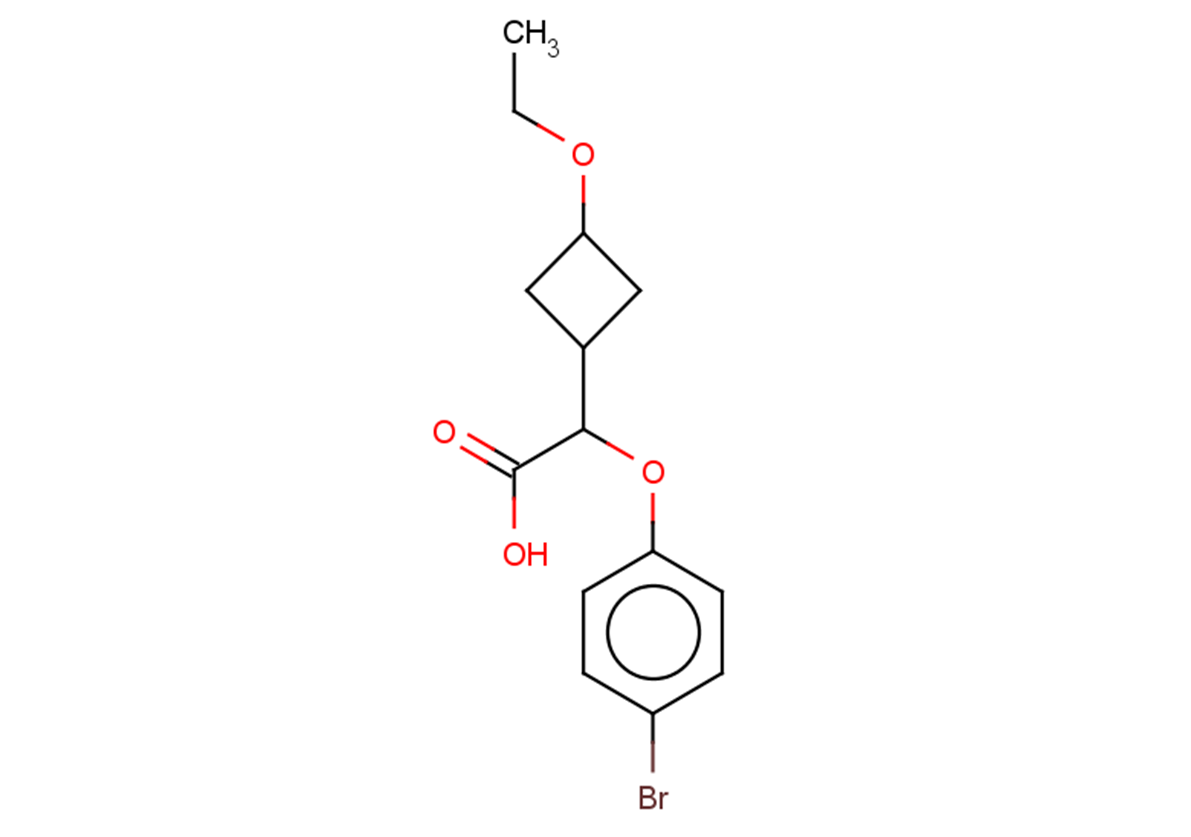 2-(4-bromophenoxy)-2-(3-ethoxycyclobutyl)acetic acid