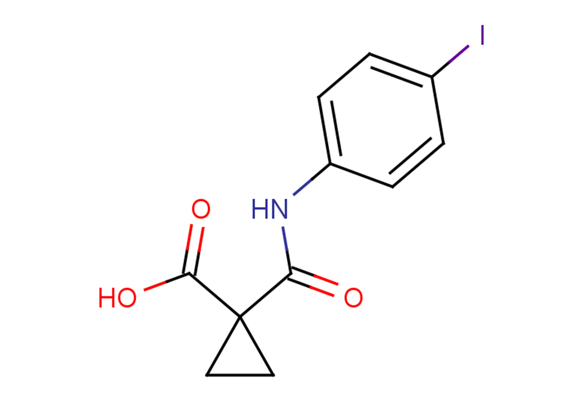 1-[(4-iodophenyl)carbamoyl]cyclopropane-1-carboxylic acid