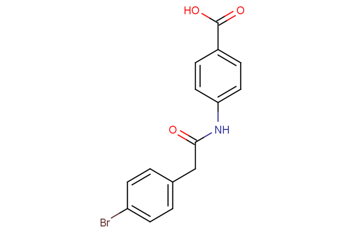 4-[2-(4-bromophenyl)acetamido]benzoic acid