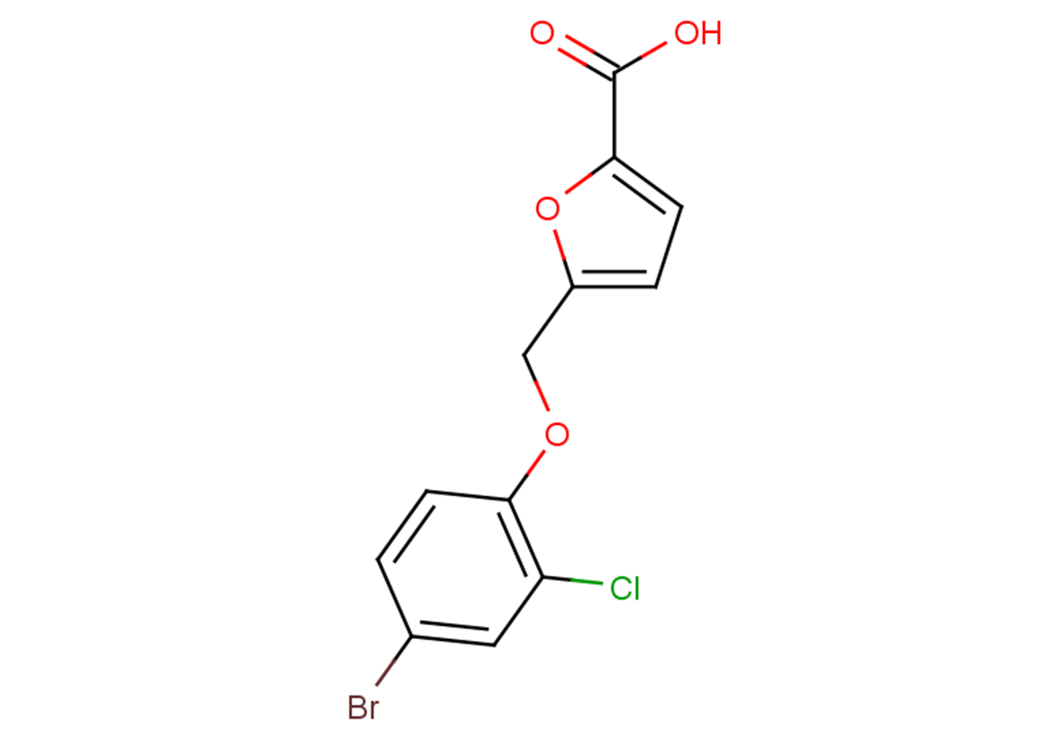 5-(4-bromo-2-chlorophenoxymethyl)furan-2-carboxylic acid