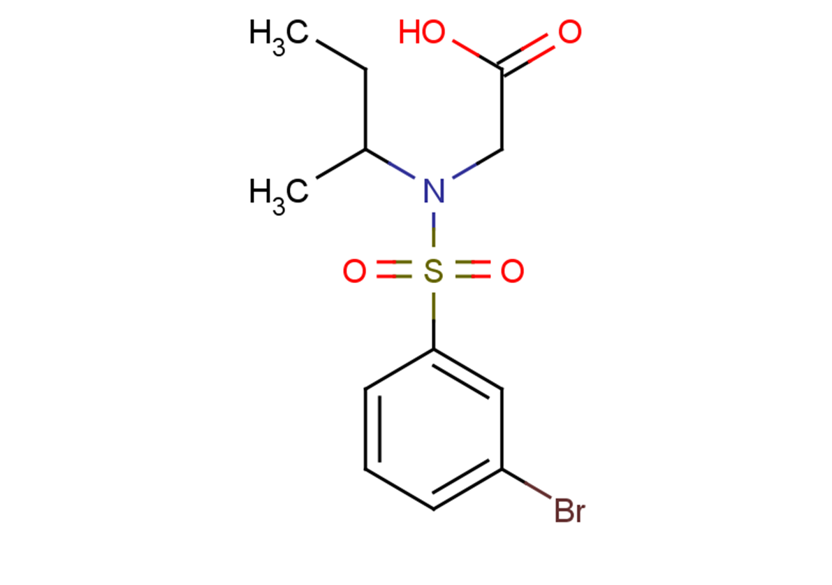 2-[N-(butan-2-yl)(3-bromobenzene)sulfonamido]acetic acid