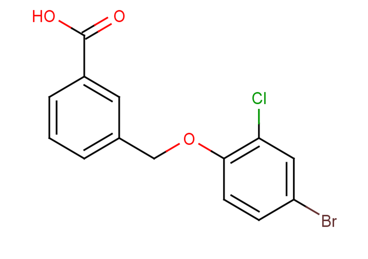 3-(4-bromo-2-chlorophenoxymethyl)benzoic acid