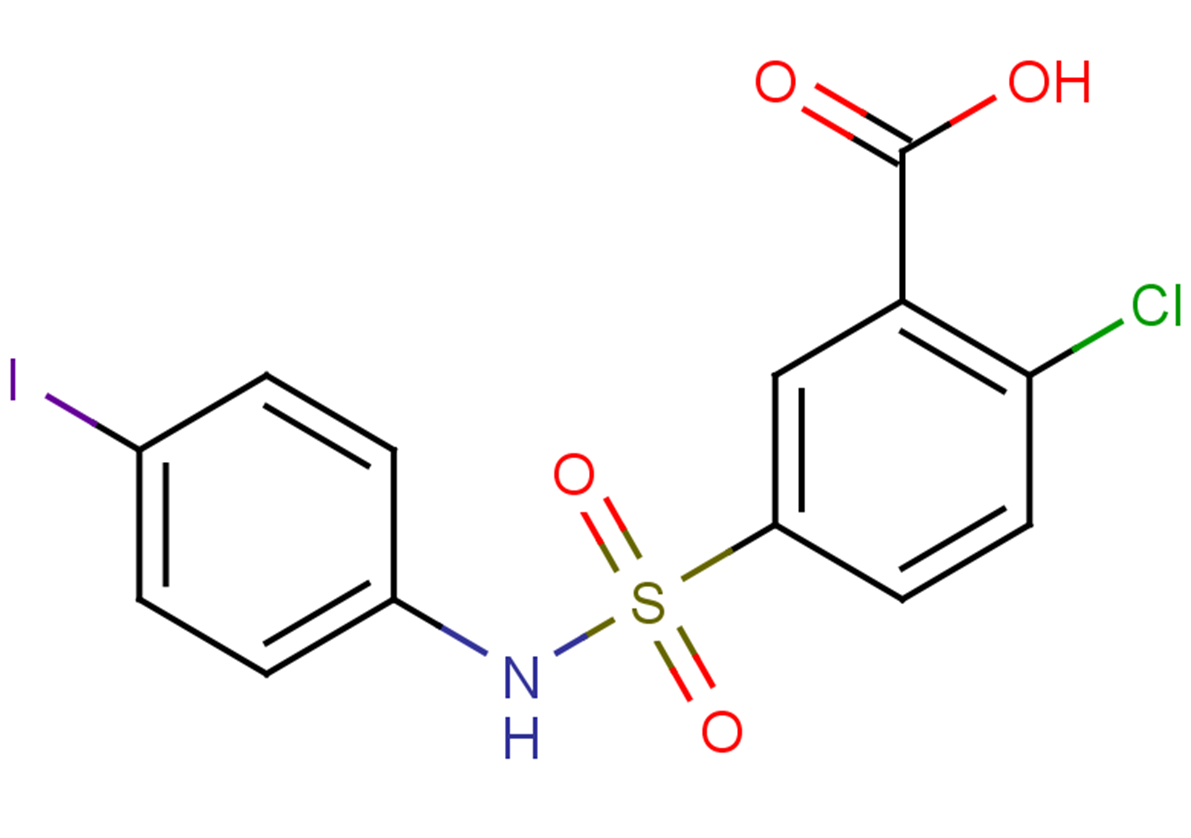 2-chloro-5-[(4-iodophenyl)sulfamoyl]benzoic acid