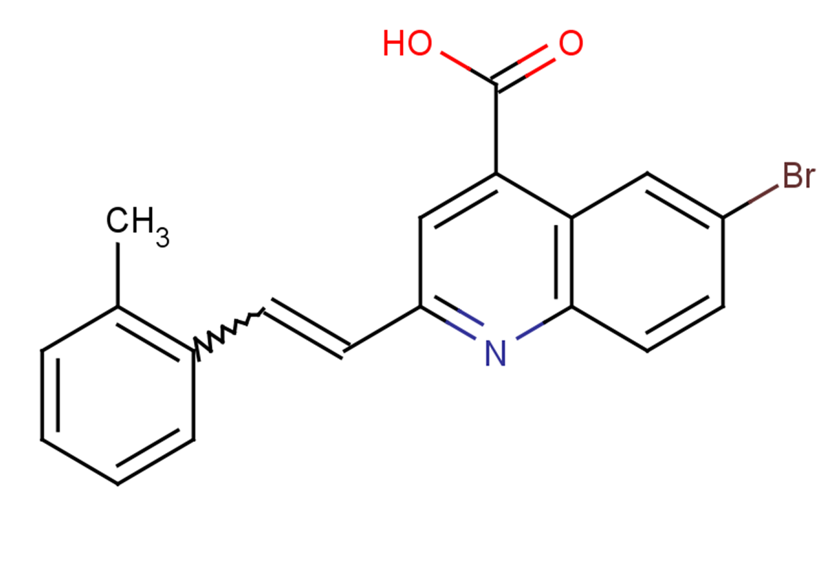 6-bromo-2-[2-(2-methylphenyl)ethenyl]quinoline-4-carboxylic acid
