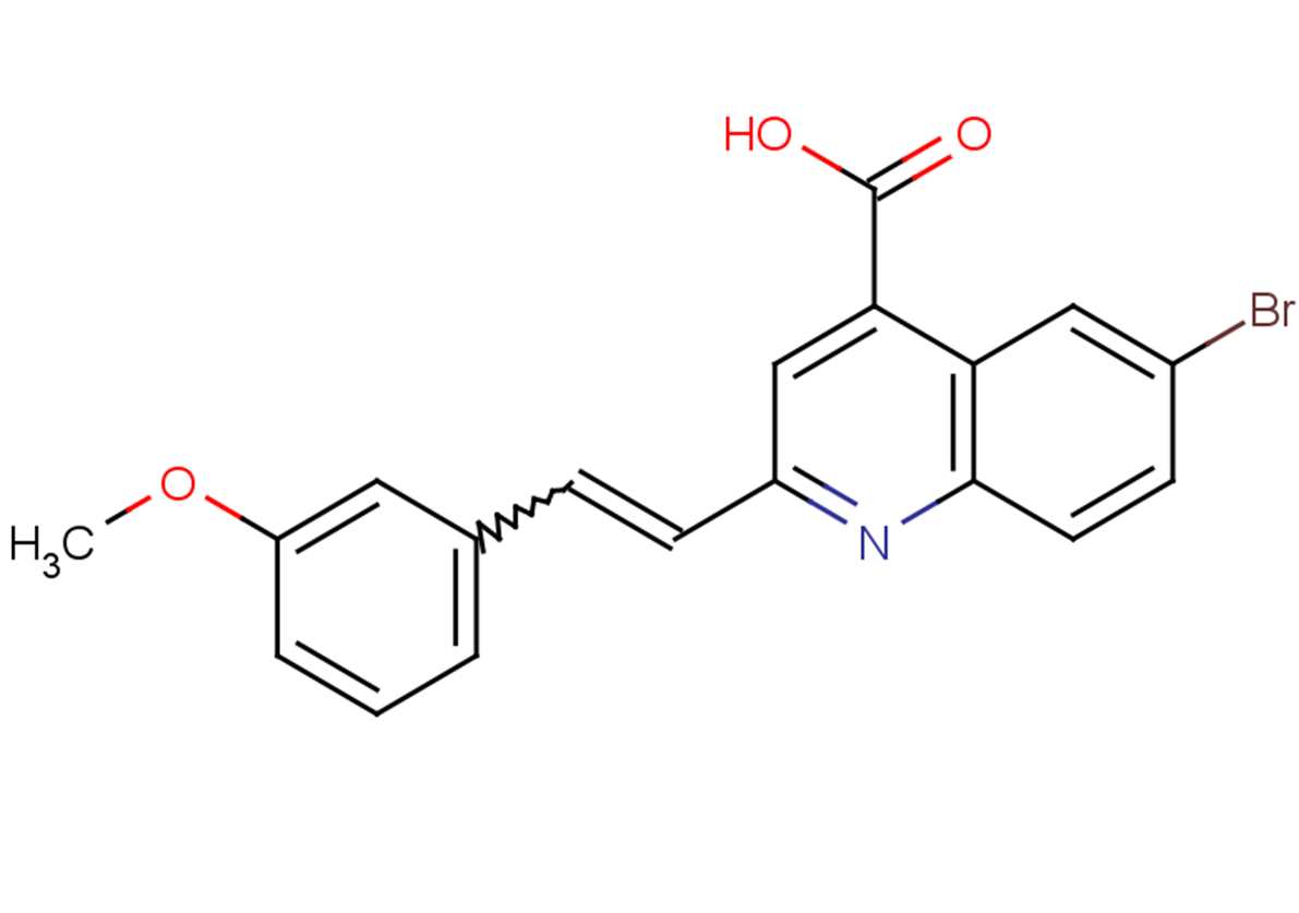 6-bromo-2-[2-(3-methoxyphenyl)ethenyl]quinoline-4-carboxylic acid