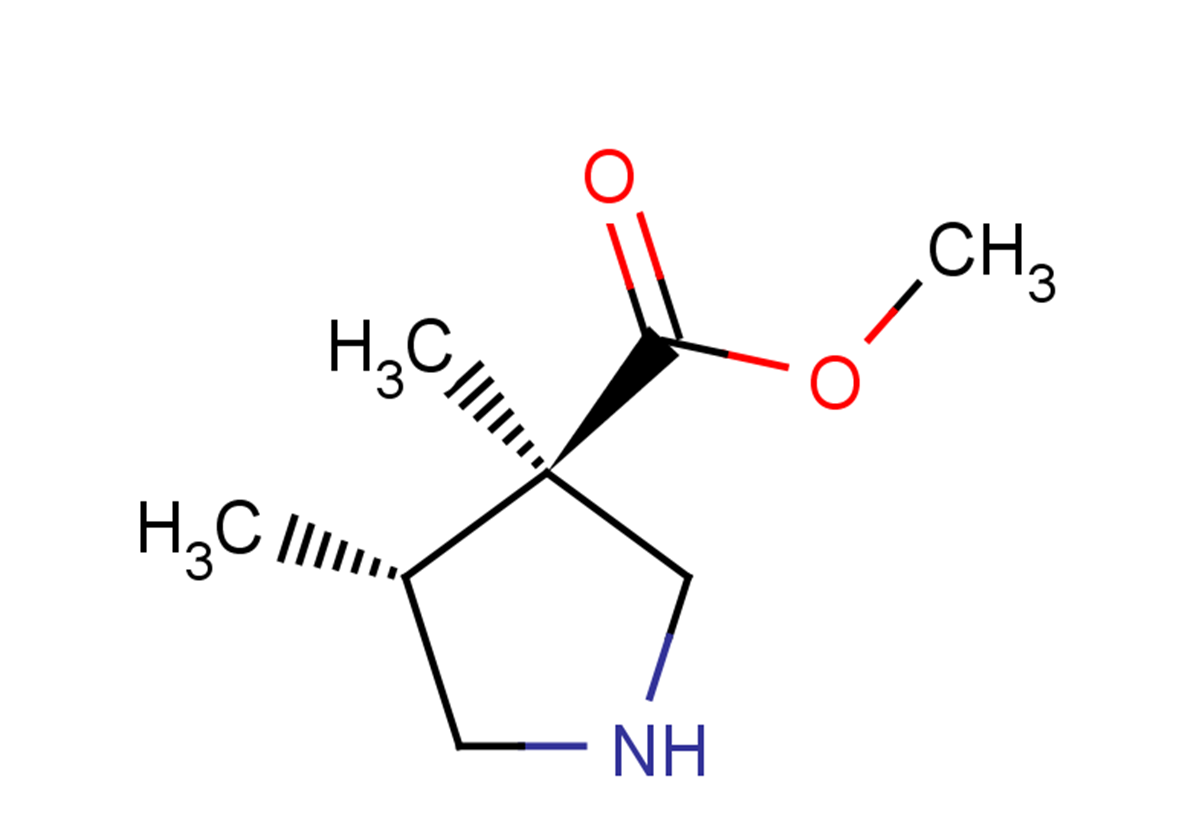 methyl (3R,4R)-3,4-dimethylpyrrolidine-3-carboxylate