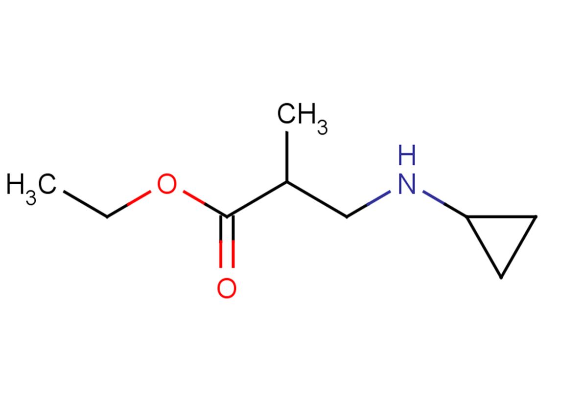 ethyl 3-(cyclopropylamino)-2-methylpropanoate