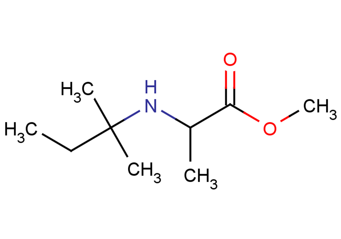 methyl 2-[(2-methylbutan-2-yl)amino]propanoate