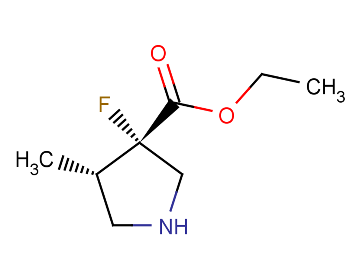ethyl (3S,4S)-3-fluoro-4-methylpyrrolidine-3-carboxylate
